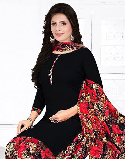 Printed Unstitched Salwar Suit Material | Sudathi