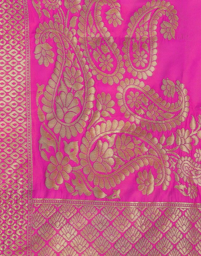 Jacquard Silk Unstitched Salwar Suit Material | Sudathi