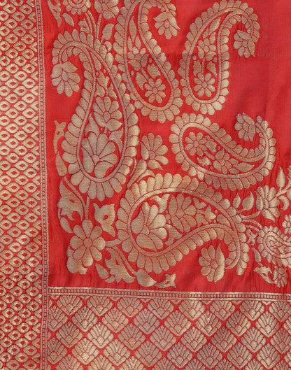 Jacquard Silk Unstitched Salwar Suit Material | Sudathi