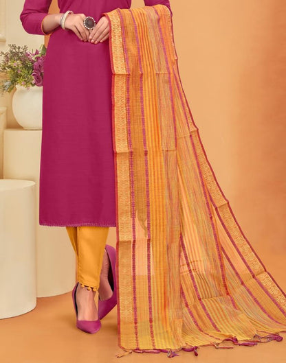 Embroidered Cotton Unstitched Salwar Suit Material | Sudathi