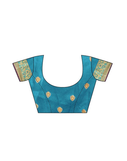 Pink Coloured Poly Silk Jacqurad Partywear Saree | Leemboodi