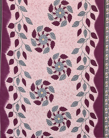 Printed Polyester Unstitched Salwar Suit Material | Sudathi