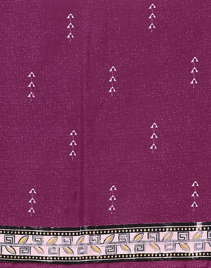 Printed Polyester Unstitched Salwar Suit Material | Sudathi