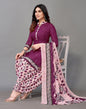 Printed Polyester Unstitched Salwar Suit Material | Sudathi