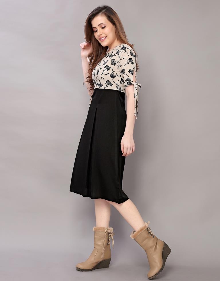 Black A-line Dress | Sudathi