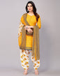 Printed Polyester Unstitched Salwar Suit Material | Sudathi