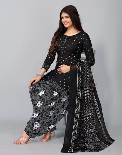 Printed Unstitched Salwar Suit Material | Sudathi