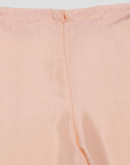 Light Beige Plain Georgette Unstitched Salwar Suit Material