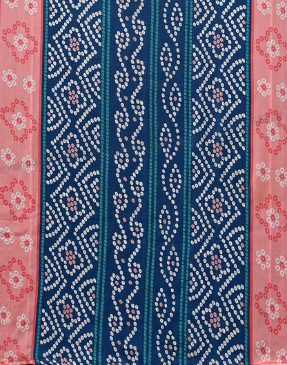 Pink Printed Cotton Unstitched Salwar Suit Material