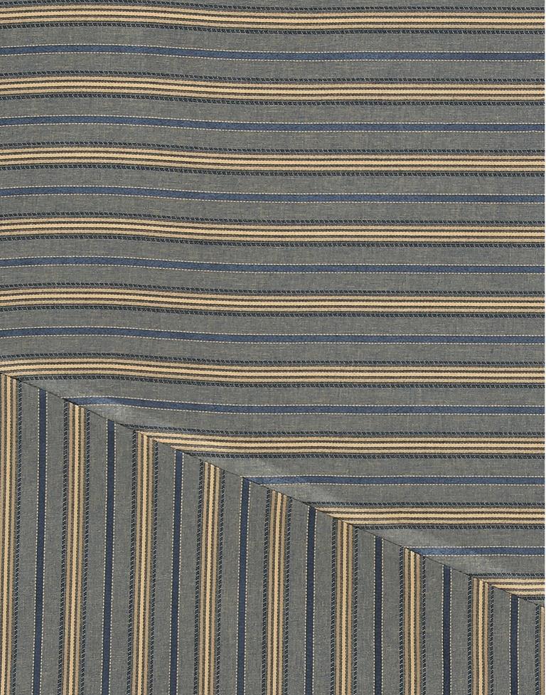 Olive Green Coloured Woven Striped Rayon Dress | Sudathi
