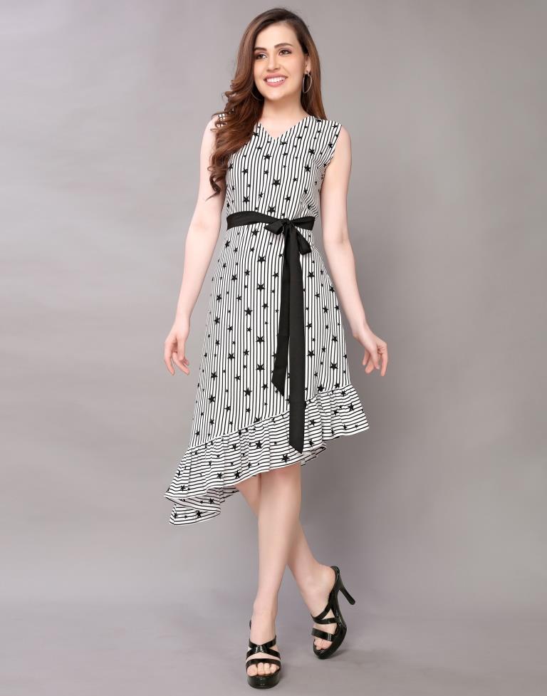 Black Front knot Dress | Sudathi