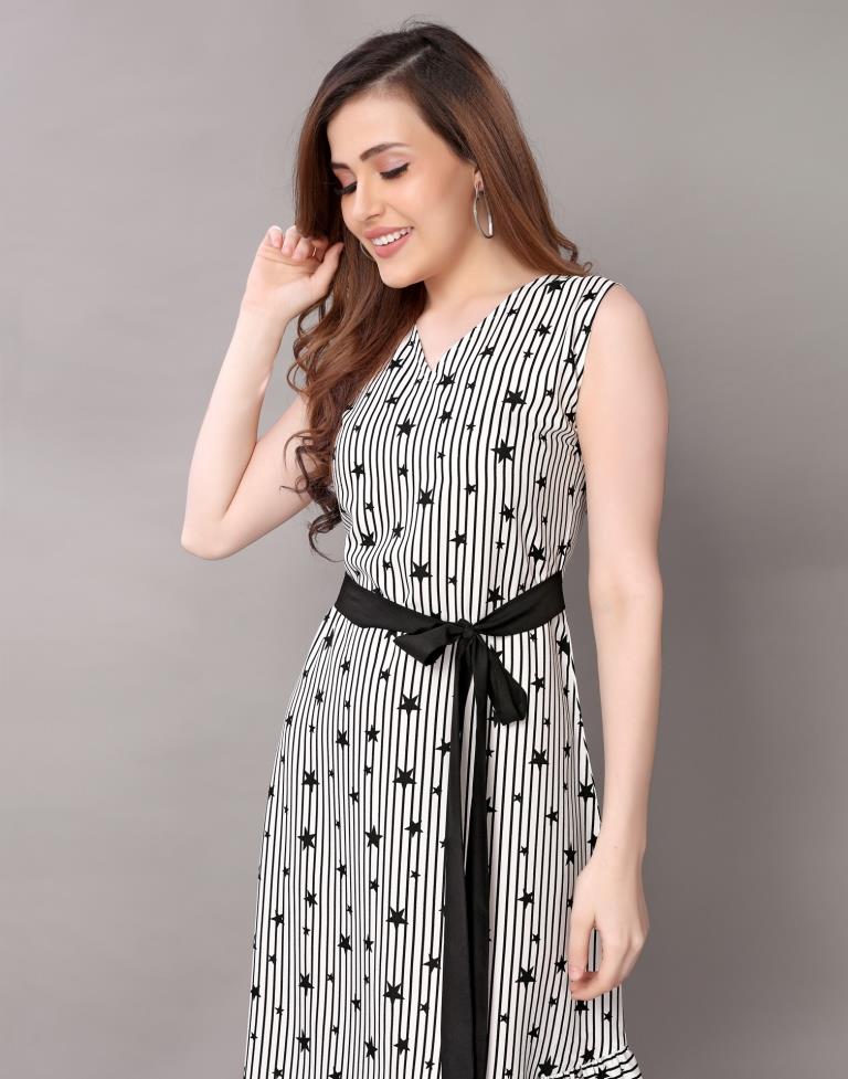 Black Front knot Dress | Sudathi