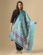 Blue Khadi Silk Dupatta | Leemboodi