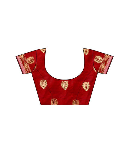 Navy Blue Banarasi Silk Saree