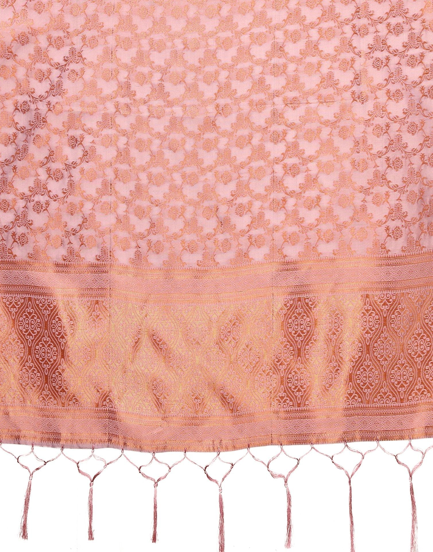 Light Purple Silk Dupatta | Leemboodi