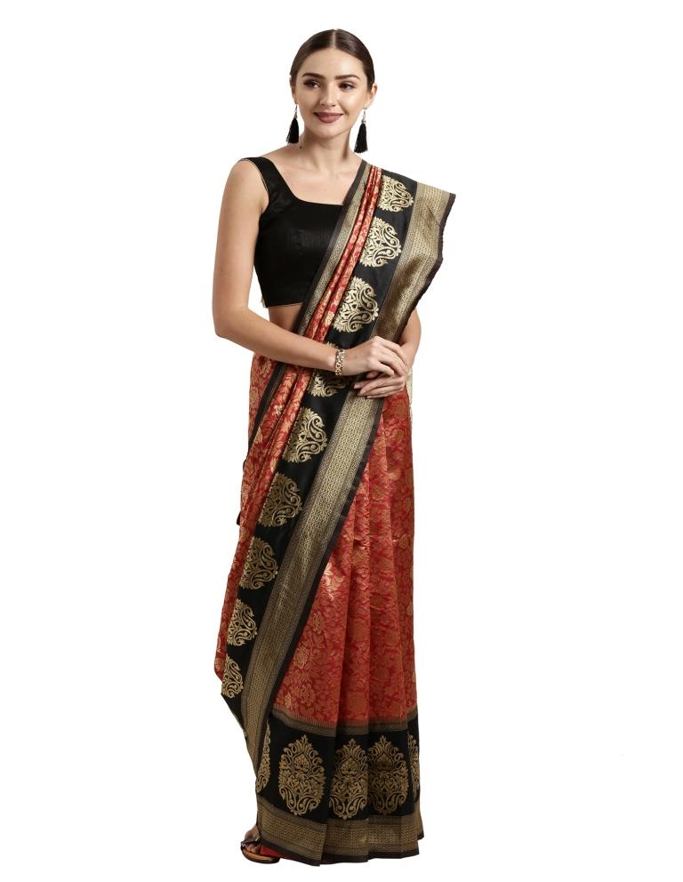 Maroon Silk Saree | Sudathi