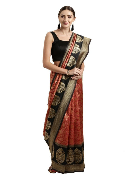 Maroon Silk Saree | Sudathi