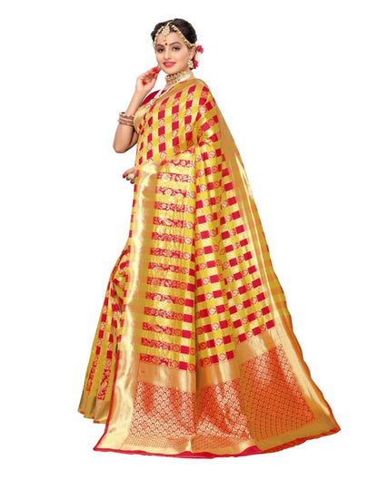 Red Banarasi Silk Saree