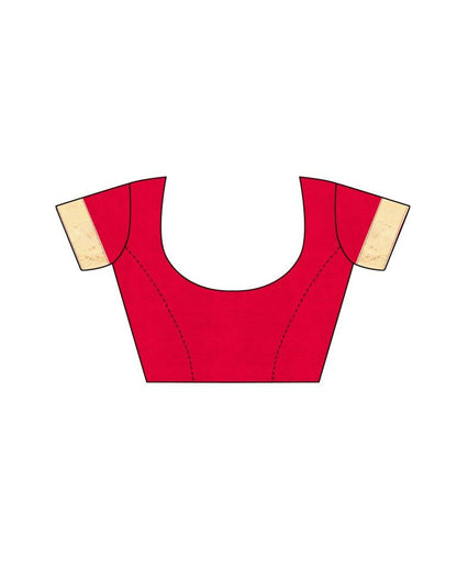 Red Banarasi Silk Saree