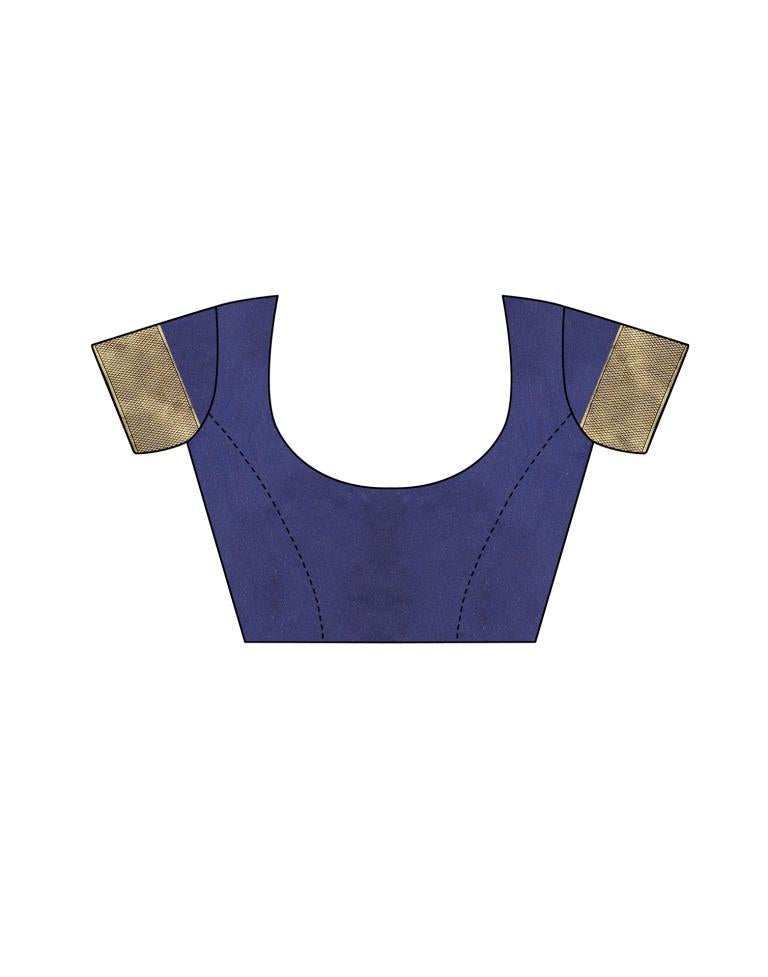 Turquoise Coloured Poly Silk Jacquard Partywear saree | Sudathi