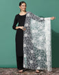 Off White Net Dupatta | Leemboodi