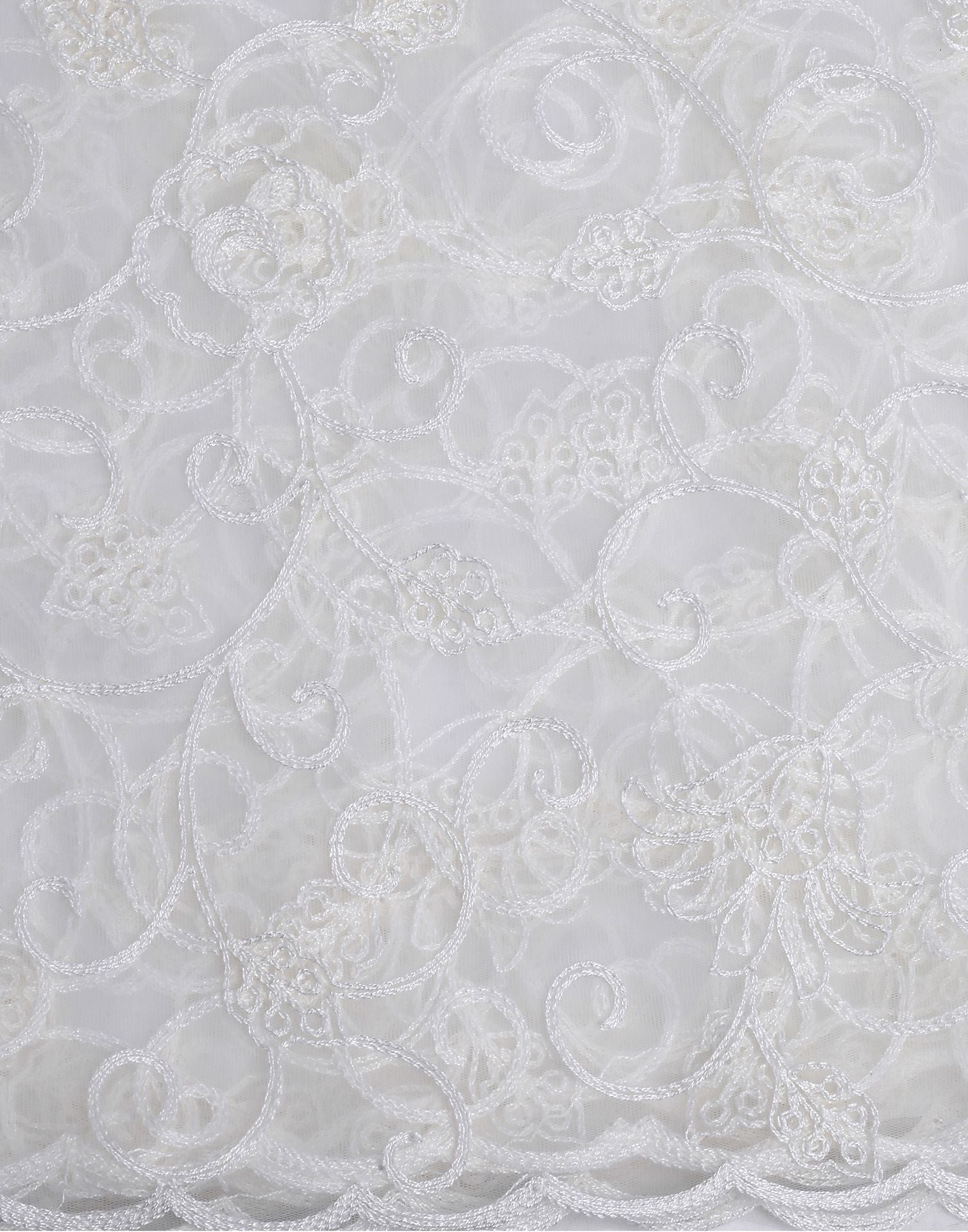 Off White Net Dupatta | Leemboodi