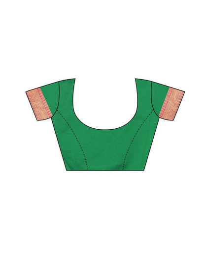 Pink Coloured Cotton Silk Jacquard Partywear saree | Sudathi