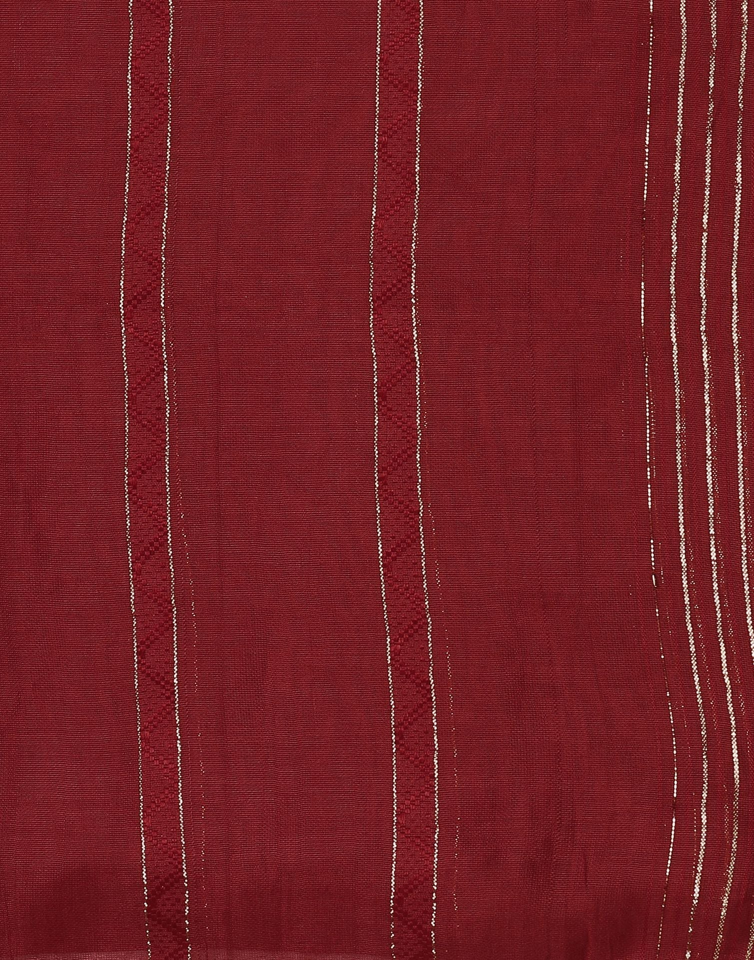 Maroon Cotton Dupatta | Leemboodi