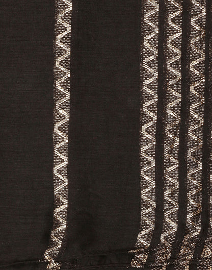 Black Cotton Dupatta | Leemboodi