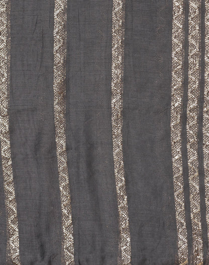 Grey Cotton Dupatta | Leemboodi