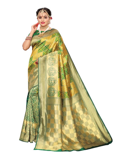 Green Silk Saree | Sudathi