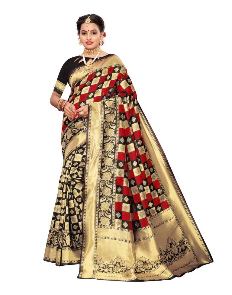 Black Silk Saree | Sudathi