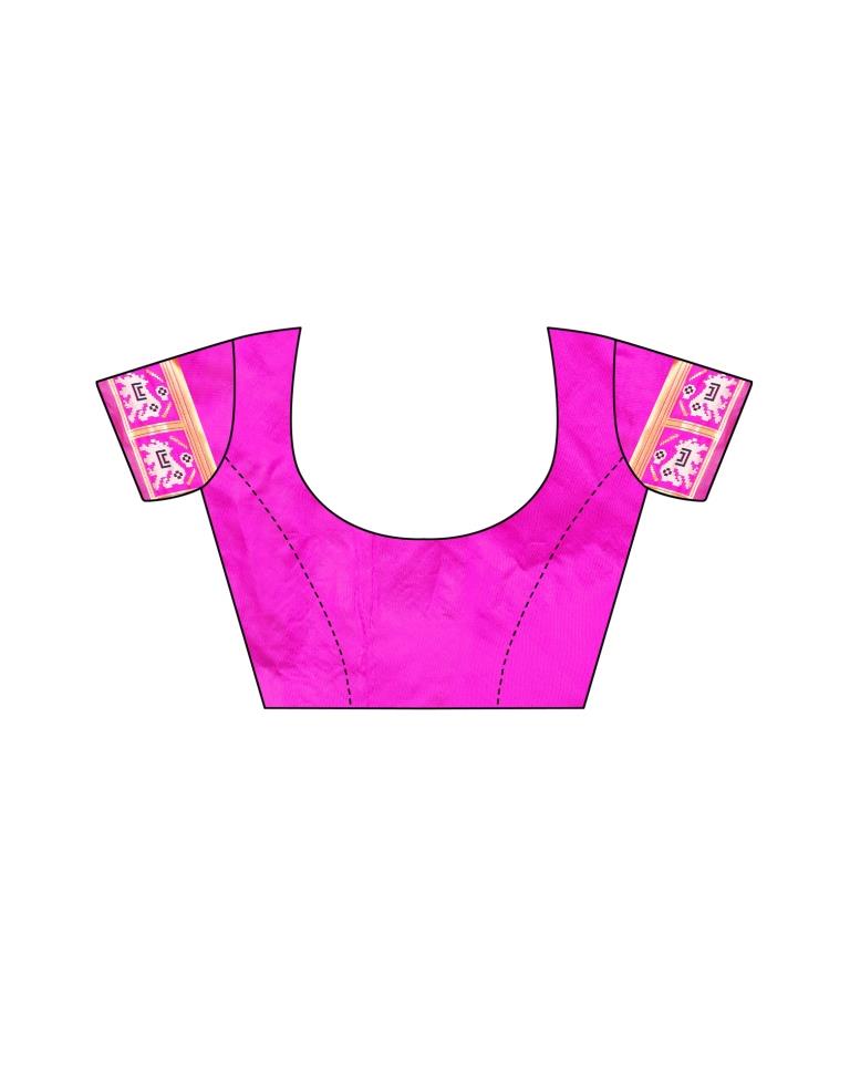 Navy Blue Coloured Poly Silk Jacquard Partywear saree | Leemboodi