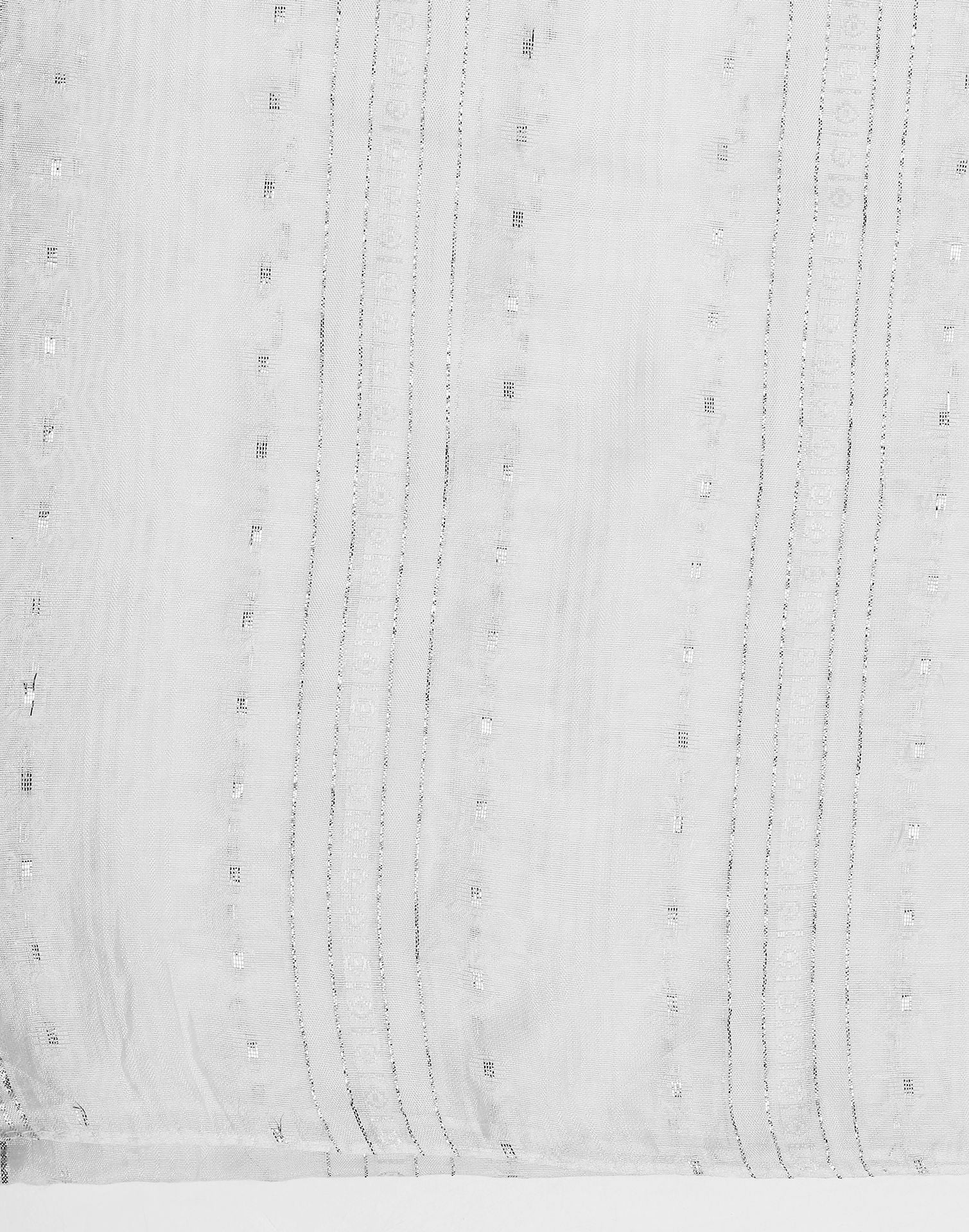 White Cotton Plain Dupatta | Leemboodi