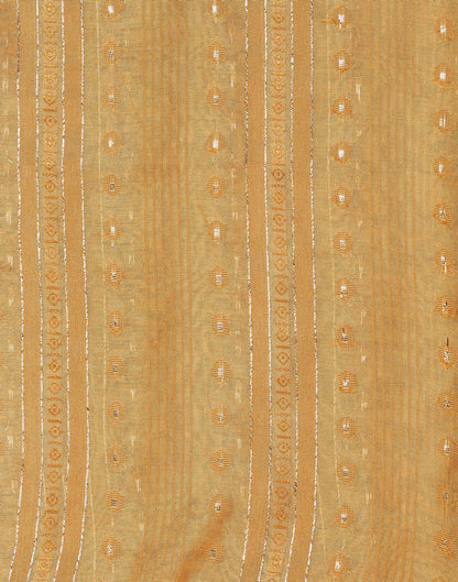 Cream Cotton Plain Dupatta | Leemboodi