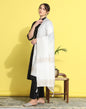 White Cotton Plain Dupatta | Leemboodi