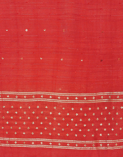 Pink Cotton Plain Dupatta | Leemboodi