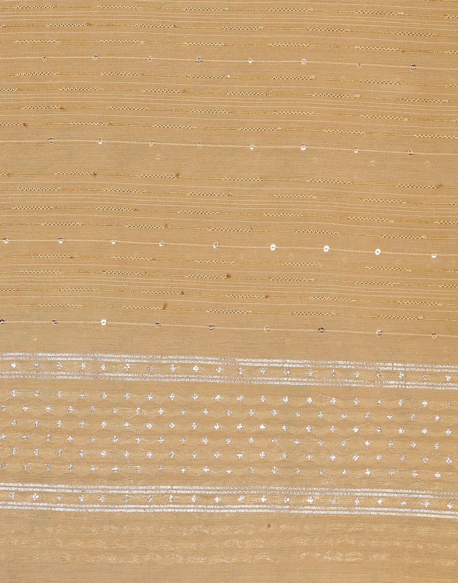 Cream Cotton Plain Dupatta | Leemboodi