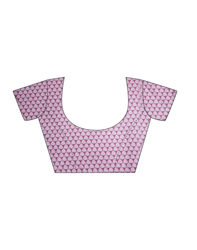 Pink Coloured Satin Printed Casual saree | Leemboodi