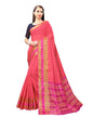 Peach Cotton Silk Saree | Sudathi