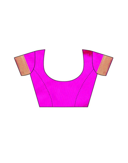 Pink Coloured Poly Silk Jacquard Partywear saree | Leemboodi