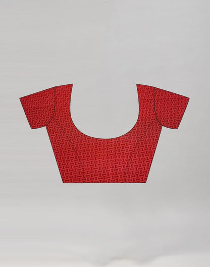 Navy Blue Printed Georgette Saree