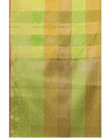 Green Coloured Poly Silk Jacquard Partywear saree | Leemboodi