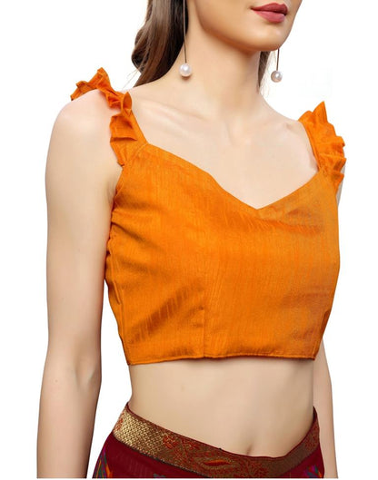 Maroon Printed Georgette Saree