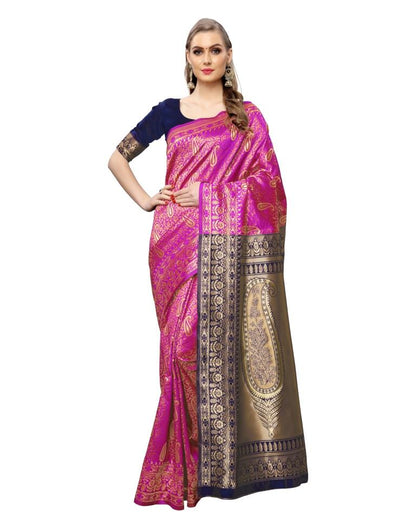 Pink Silk Saree | Leemboodi