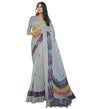 Grey Coloured Khadi Cotton Woven Casual saree | Sudathi