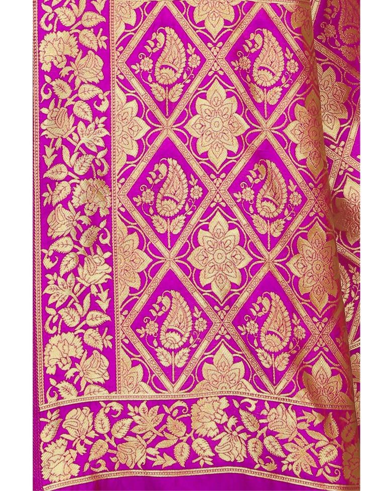 Navy Blue Coloured Poly Silk Jacquard Partywear saree | Leemboodi