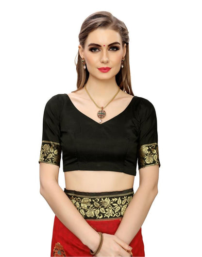 Red Coloured Poly Silk Jacquard Partywear saree | Leemboodi