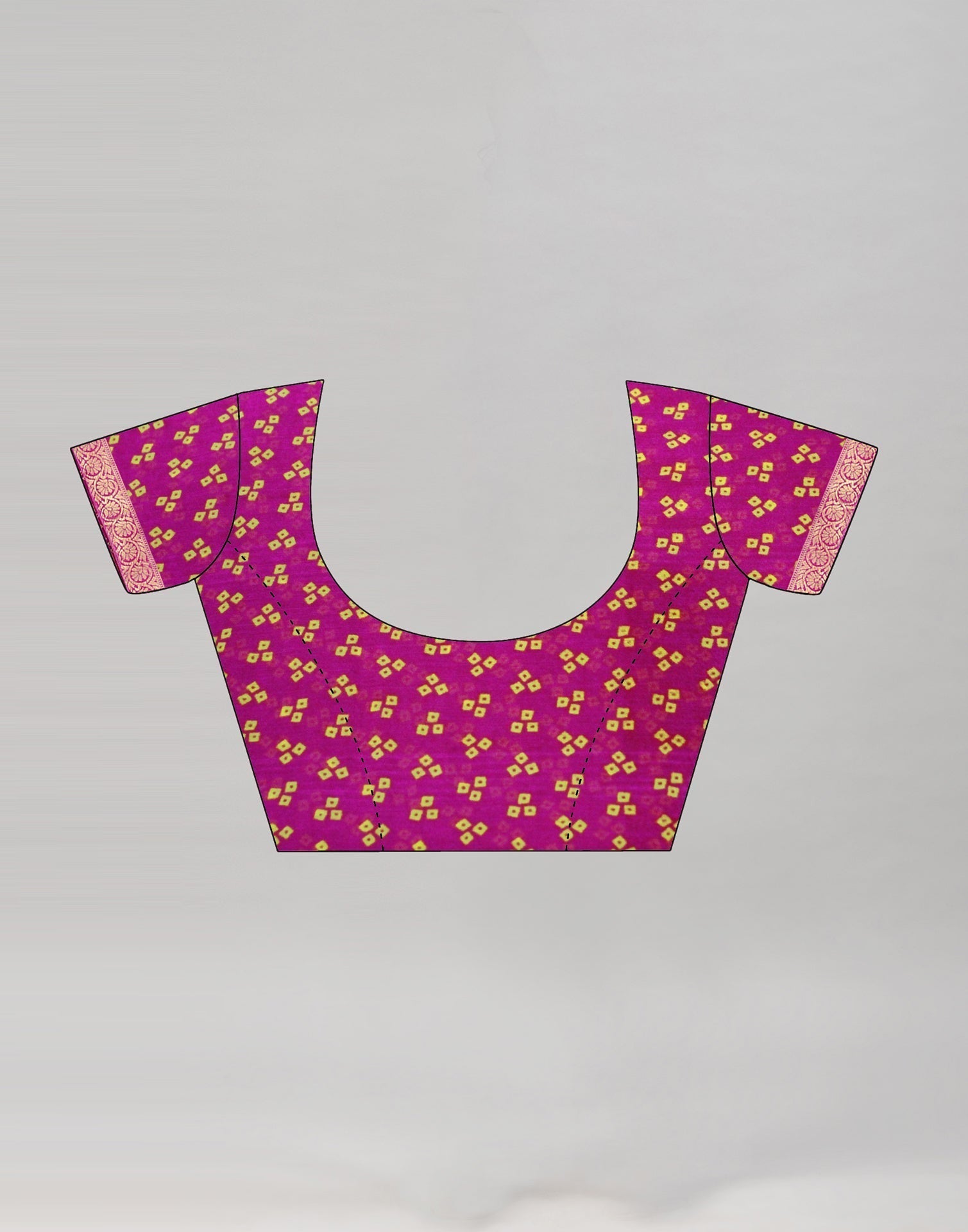 Pink Bandhani Printed Saree | Sudathi