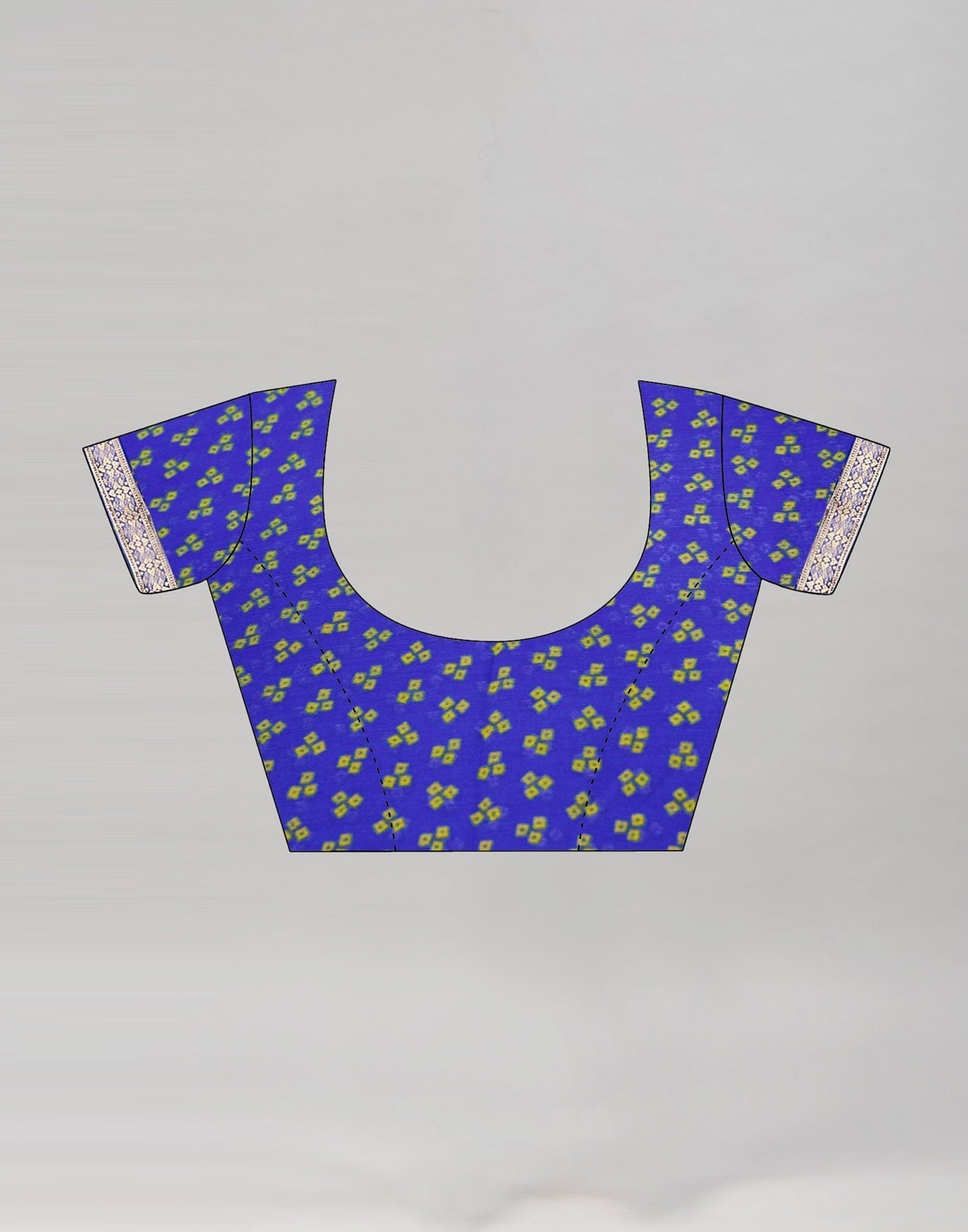 Blue Bandhani Printed Saree | Leemboodi